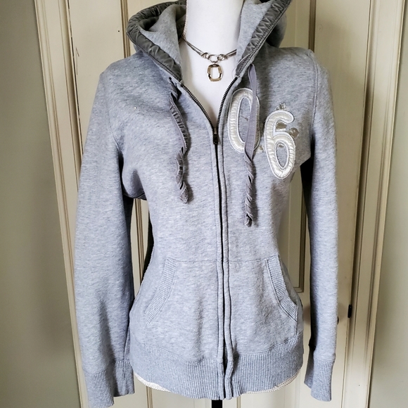 AERI Gray Zippered Hoodie - Size Large - Good cond - Picture 5 of 5